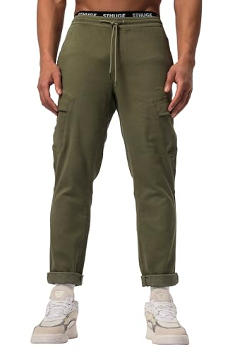 STHUGE Cargohose FLEXLASTIC®, Elastikbund, bis 8 XL teichgrün 4XL 824990190-4XL von STHUGE
