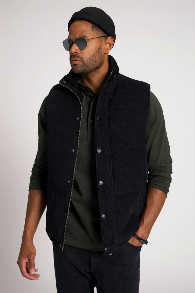STHUGE Steppweste STHUGE Cordweste Stepp Zipper warmes Futter von STHUGE