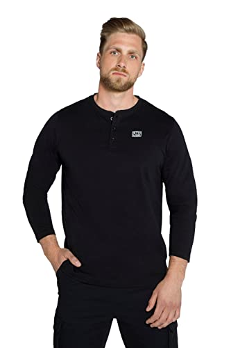 STHUGE Große Größen Herren T Shirt, Black Beauty, 5XL von STHUGE