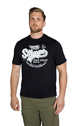 STHUGE Große Größen Herren T Shirt, Black Beauty, L von STHUGE