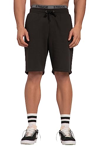 STHUGE Herren Große Größen Sweatbermuda Basic 1/2 von STHUGE