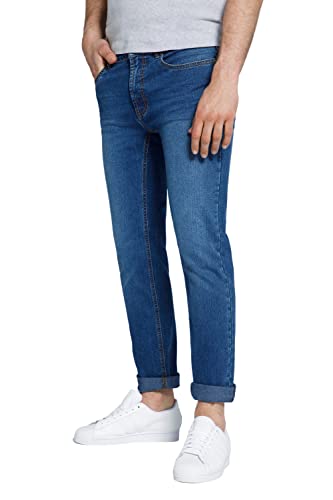 STHUGE Herren Modern Fit Jeans, Blue Denim, 27 EU von STHUGE