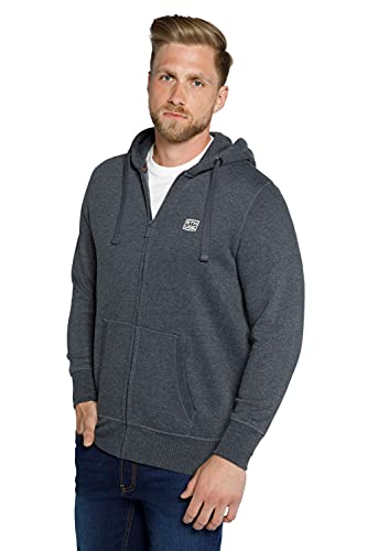 STHUGE Herren Sweatshirt Hoodie, Anthrazit Melange, 3XL EU von STHUGE