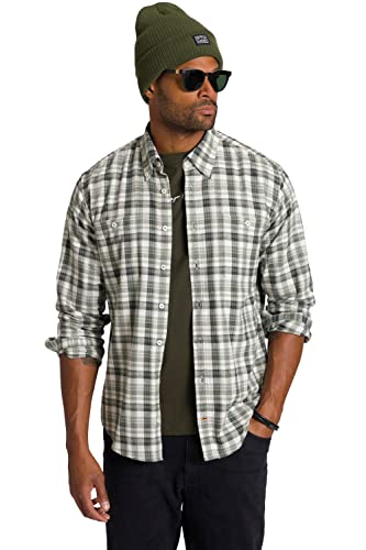 STHUGE Karohemd, Langarm, Modern Fit, Buttondown-Kragen, bis 8 XL dunkel Oliv 3XL 810953120-3XL von STHUGE