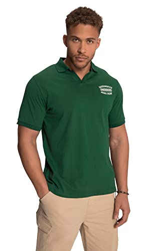 STHUGE Poloshirt, Jersey, Halbarm, V-Ausschnitt, bis 8 XL mittelgrün 3XL 816121456-3XL von STHUGE