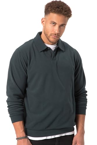 STHUGE Sweatshirt, Fleece, Polokragen, bis 8 XL Avocado 5XL 821001452-5XL von STHUGE