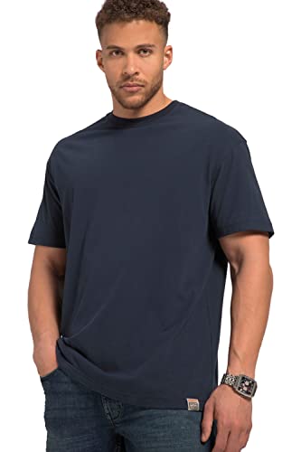 STHUGE T-Shirt Halbarm Oversize Rückenprint bis 8 XL Navy blau 6XL 819254130-6XL von STHUGE