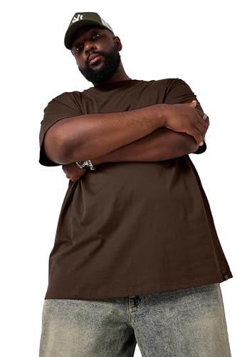 STHUGE T-Shirt, Halbarm, Oversized, bis 8 XL grau 5XL 824720194-5XL von STHUGE