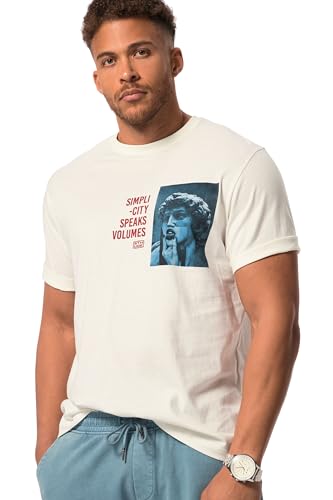 STHUGE T-Shirt, Halbarm, Print, Rundhals, bis 8 XL Offwhite 3XL 824731200-3XL von STHUGE