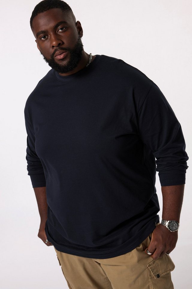 STHUGE T-Shirt Langarmshirt Basic oversized bis 8 XL von STHUGE