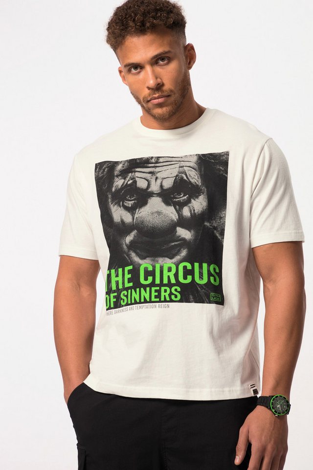 STHUGE T-Shirt STHUGE T-Shirt Halbarm Print Rundhals bis 8 XL von STHUGE