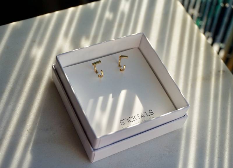 Ear Hugger - Ohrringe Vergoldet Von Sticktails von STICKTAILS