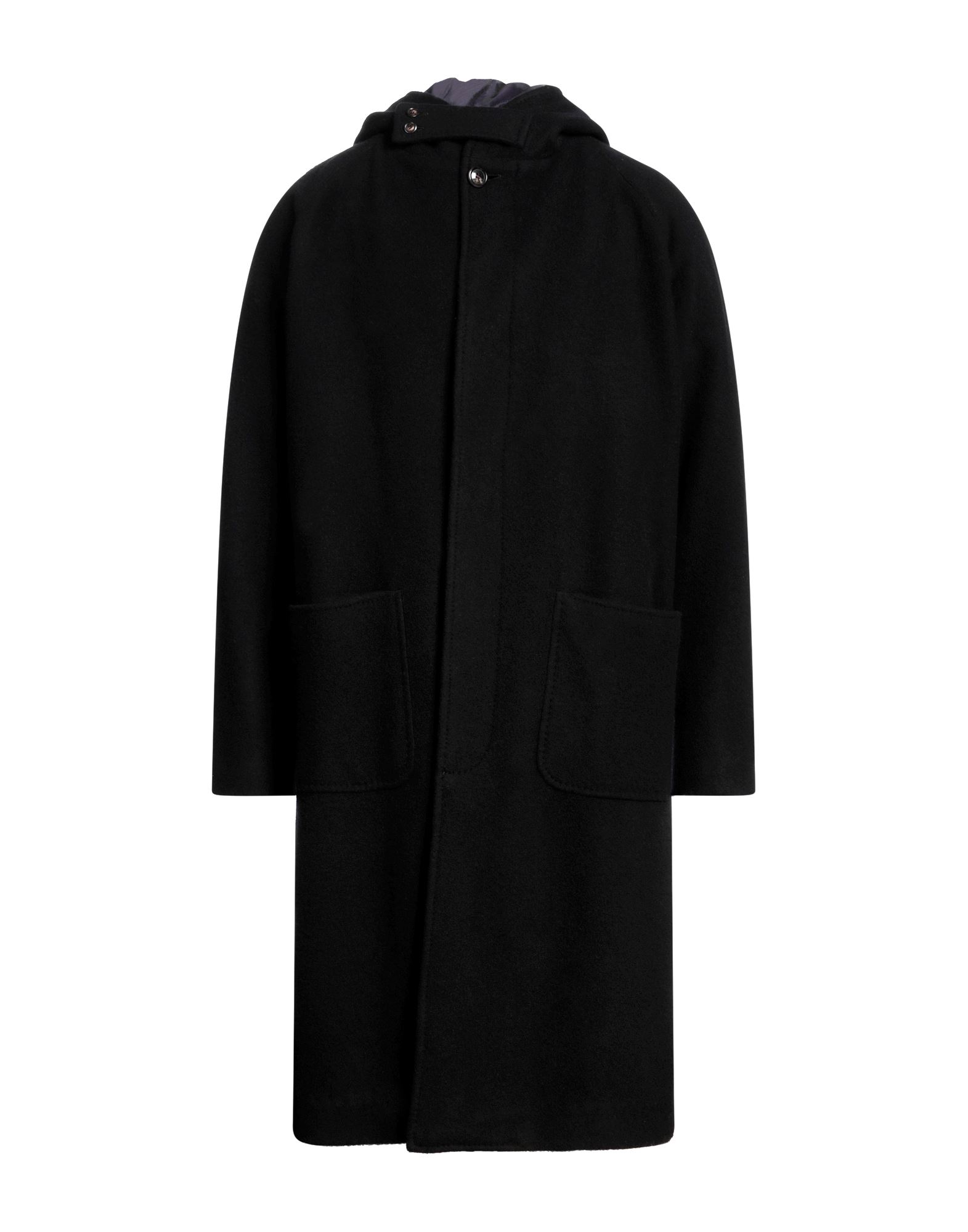 STILE LATINO Mantel Herren Schwarz von STILE LATINO