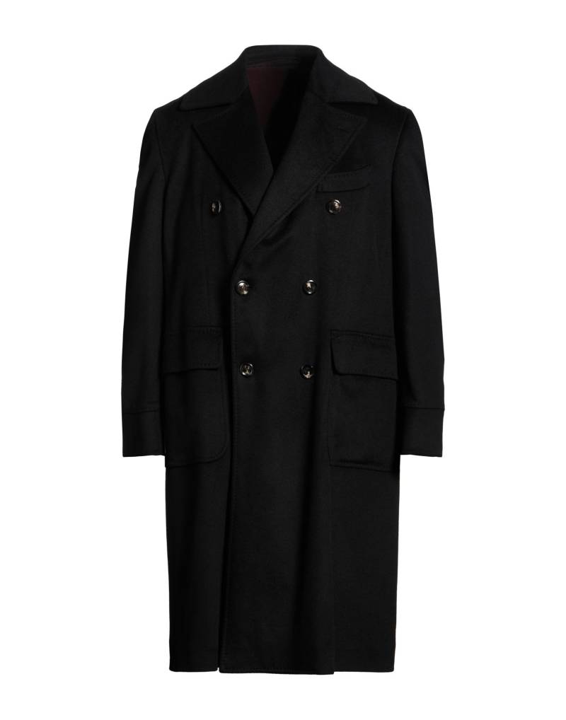 STILE LATINO Mantel Herren Schwarz von STILE LATINO