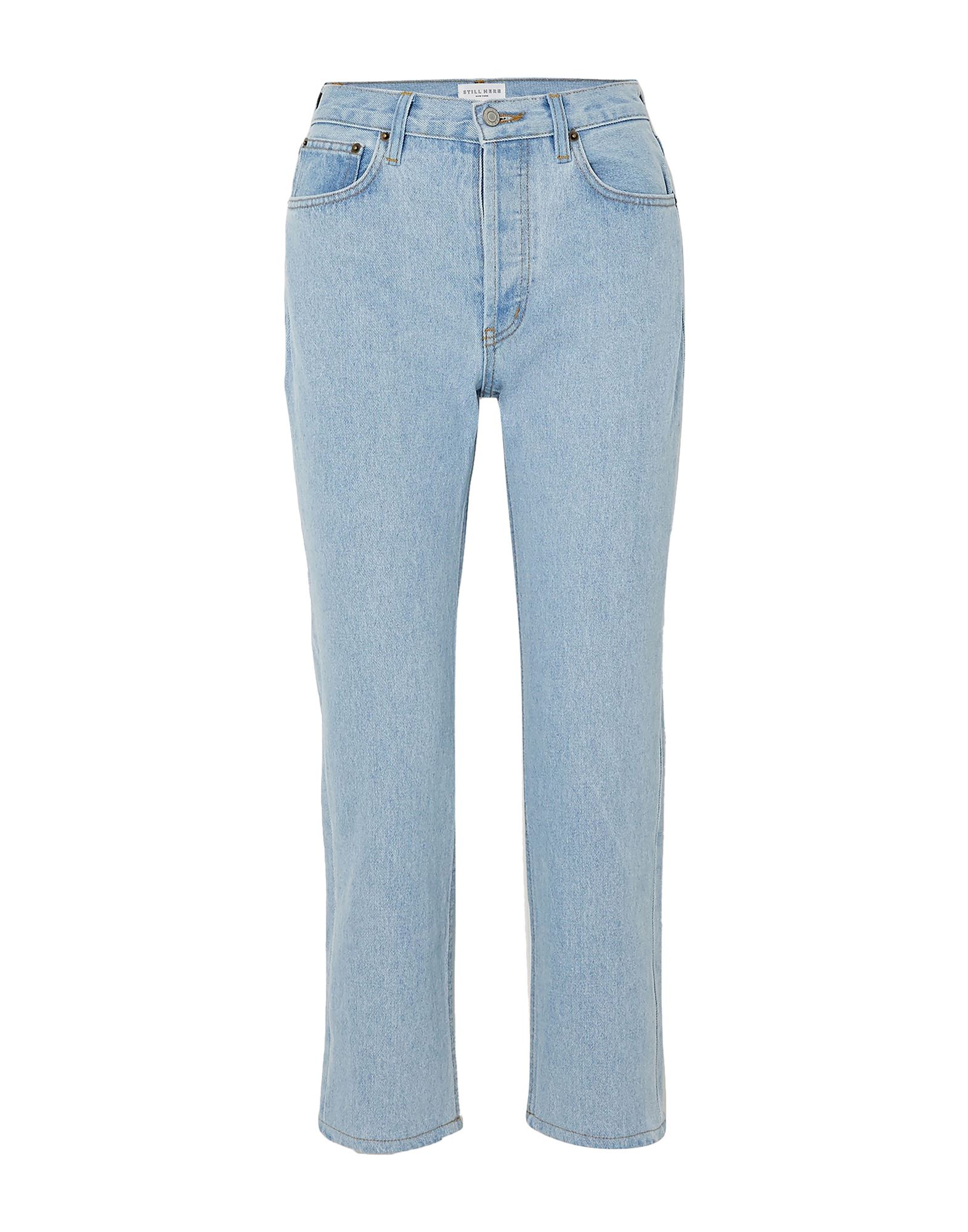 STILL HERE Cropped Jeans Damen Blau von STILL HERE