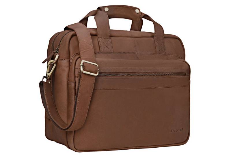 STILORD Aktentasche "Adventure" Lehrertasche Leder groß von STILORD