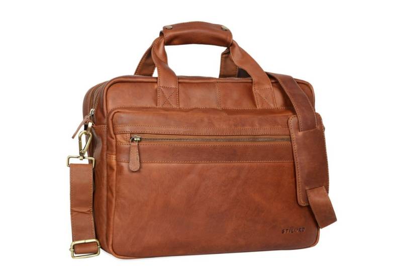 STILORD Aktentasche "Adventure" Lehrertasche Leder groß von STILORD