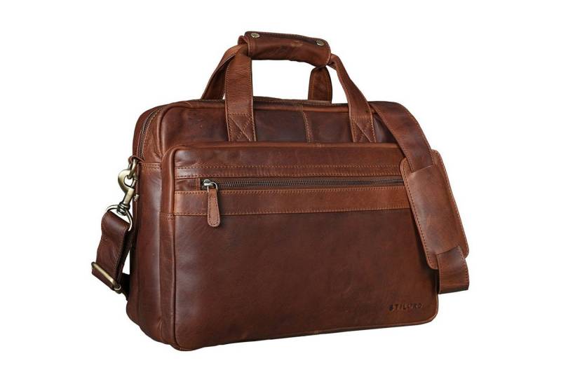 STILORD Aktentasche "Adventure" Lehrertasche Leder groß von STILORD
