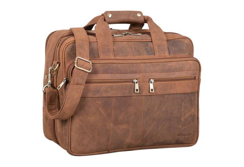 STILORD Aktentasche "Alexander" Lehrertasche Herren Leder Vintage von STILORD