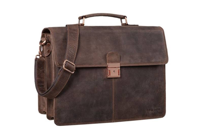STILORD Aktentasche "Apolonius" Arbeitstasche Herren Leder von STILORD