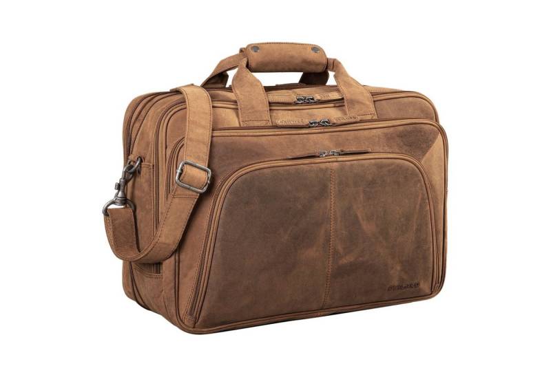 STILORD Aktentasche "Calisto" Extra Große Arbeitstasche Leder Vintage von STILORD