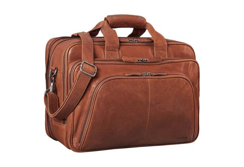 STILORD Aktentasche "Calisto" Extra Große Arbeitstasche Leder Vintage von STILORD