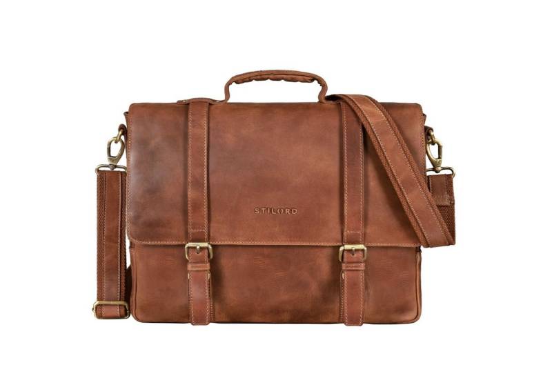 STILORD Aktentasche "Calvin" Businesstasche Leder Groß von STILORD