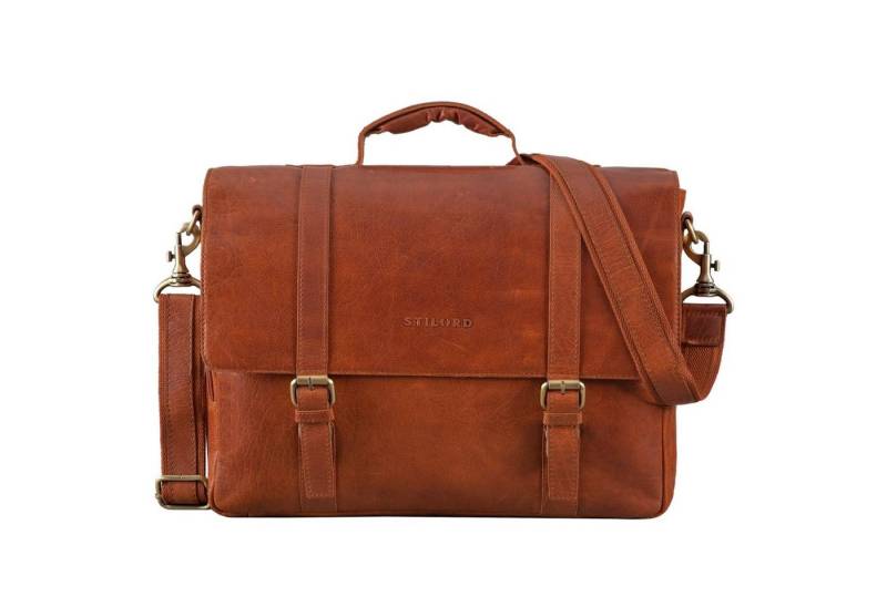 STILORD Aktentasche "Calvin" Businesstasche Leder Groß von STILORD