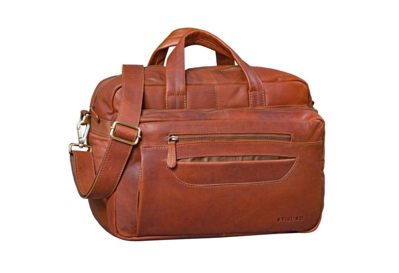 STILORD Aktentasche Challenger Umhängetasche Leder groß von STILORD