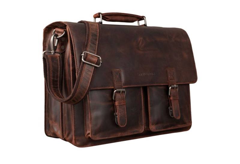 STILORD Aktentasche "Clarence" Leder Businesstasche Männer von STILORD