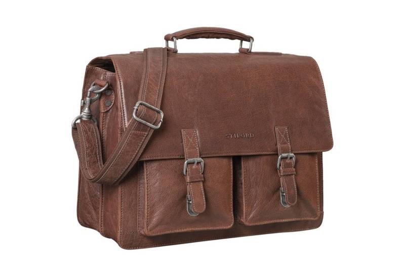 STILORD Aktentasche "Clarence" Leder Businesstasche Männer von STILORD