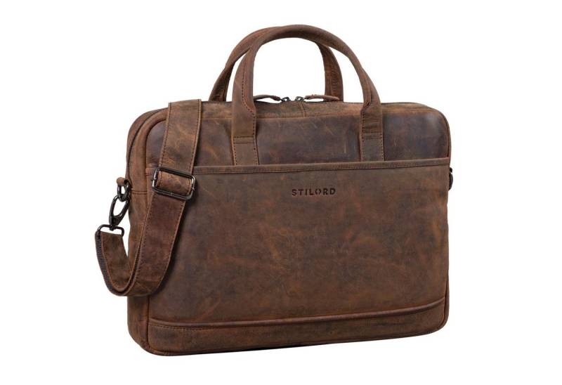 STILORD Aktentasche "Claudius" Vintage Ledertasche groß von STILORD