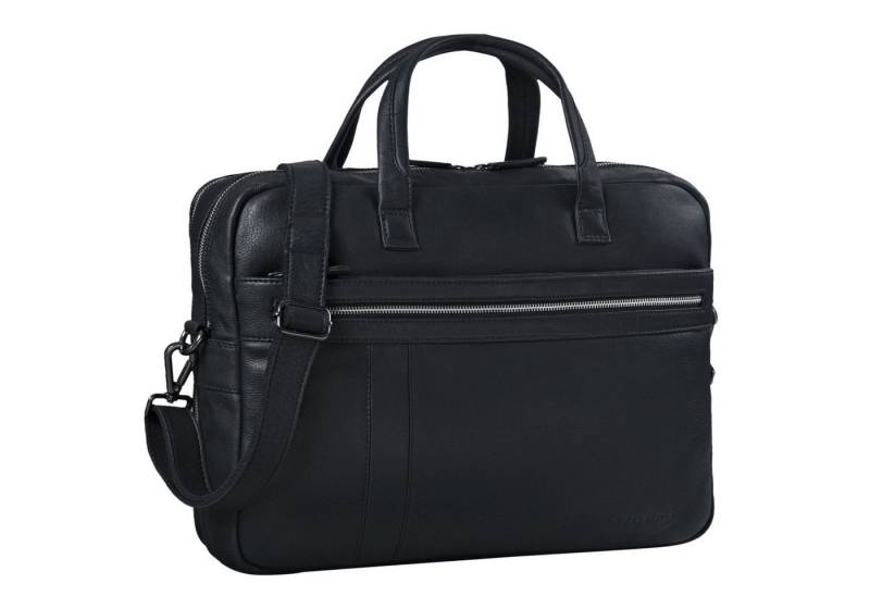 STILORD Aktentasche "Conrad" Businesstasche Aktentasche mit Laptop-Fach 15,6 Zoll Leder von STILORD