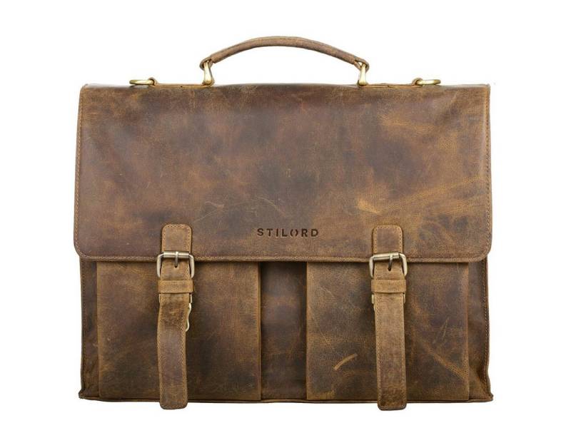 STILORD Aktentasche "Constantin" Vintage Lehrertasche Aktentasche von STILORD