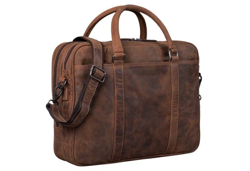 STILORD Aktentasche "Dante" Businesstasche 15.6 Zoll Leder von STILORD