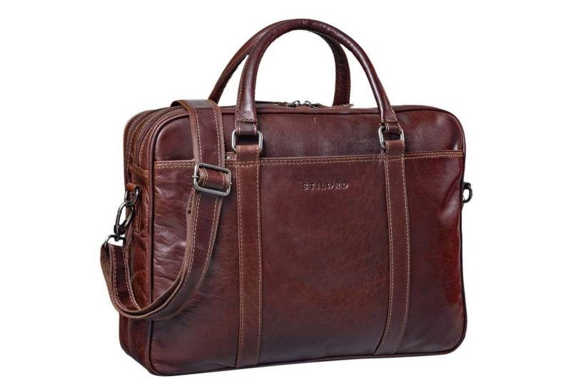 STILORD Aktentasche "Dante" Businesstasche 15.6 Zoll Leder von STILORD