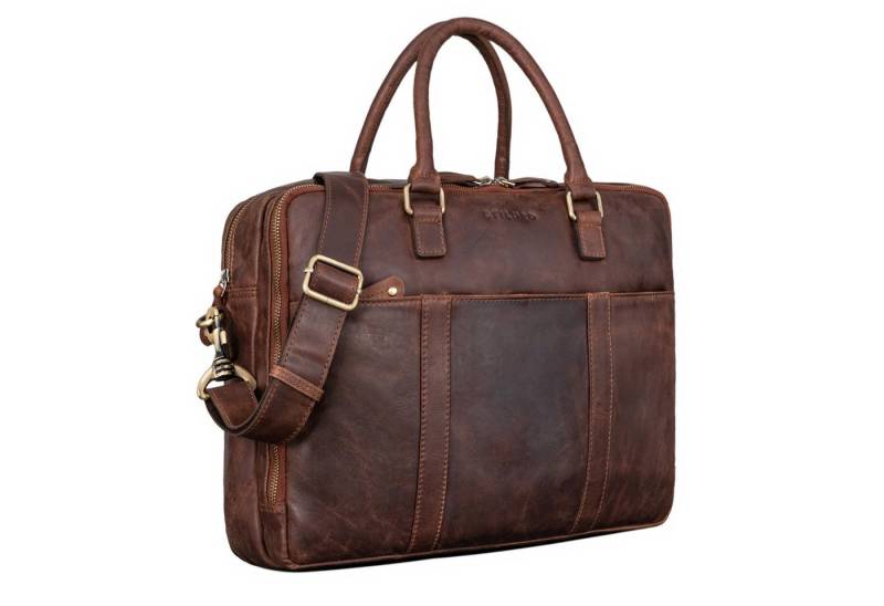 STILORD Aktentasche "Drake" Businesstasche Leder Groß von STILORD