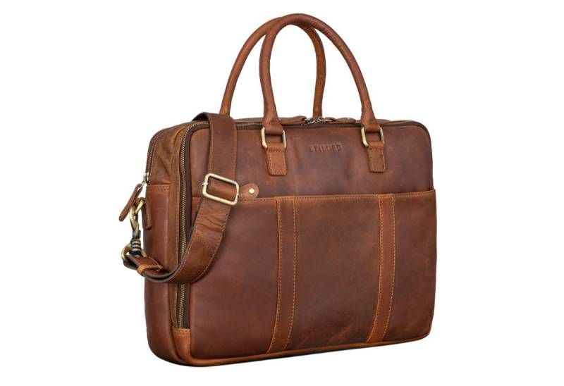 STILORD Aktentasche "Drake" Businesstasche Leder Groß von STILORD