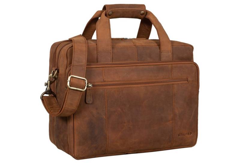 STILORD Aktentasche "Experience" Vintage Lehrertasche Leder groß Herren Damen von STILORD