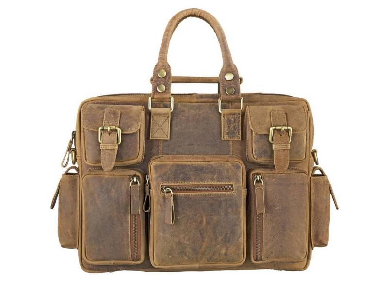 STILORD Aktentasche Großer Messenger Bag Umhängetasche Unisex Leder von STILORD