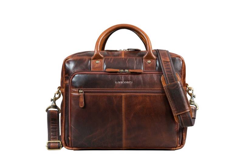 STILORD Aktentasche "Jerome" Echtleder Aktentasche Herren mit 15,6 Zoll Laptopfach, Laptoptasche Leder Arbeitstasche Männer Businesstasche Bürotasche von STILORD