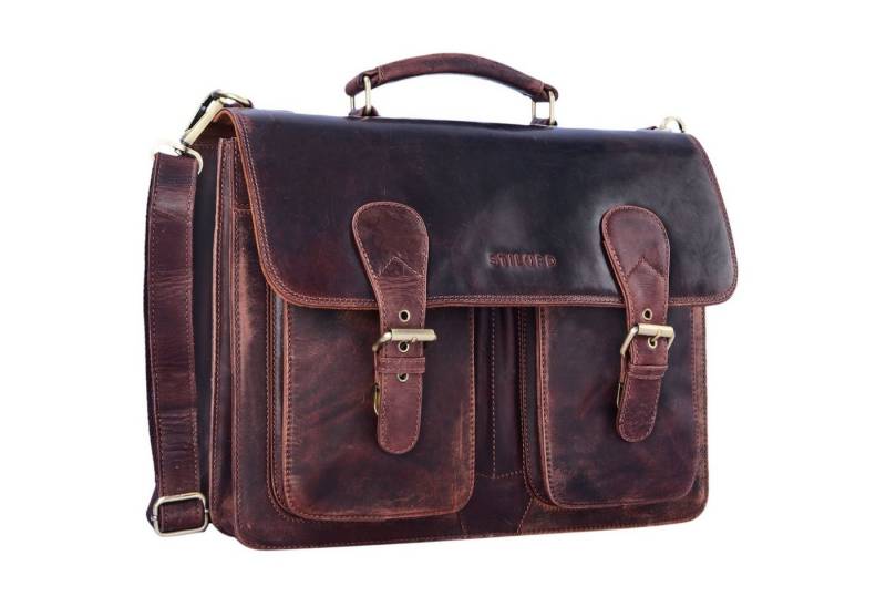 STILORD Aktentasche "Karl" Aktentasche Herren Lehrertasche von STILORD