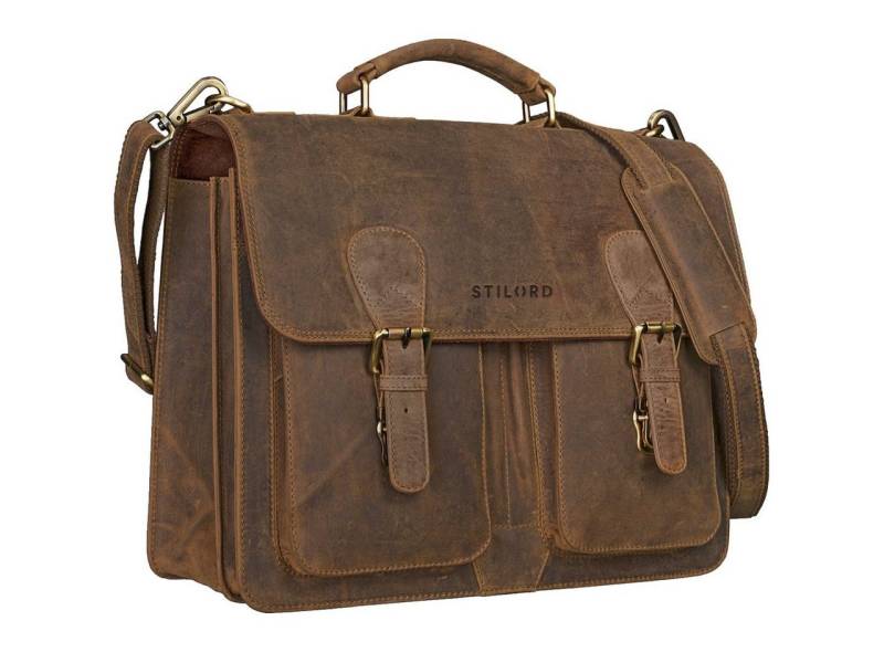 STILORD Aktentasche "Karl" Aktentasche Herren Lehrertasche von STILORD