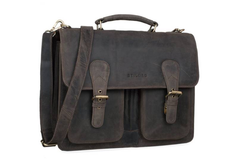 STILORD Aktentasche "Karl" Aktentasche Herren Lehrertasche von STILORD