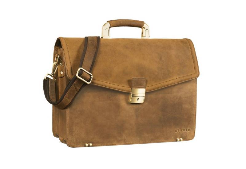 STILORD Aktentasche "Lazarus" Aktentasche Leder Groß Herren von STILORD