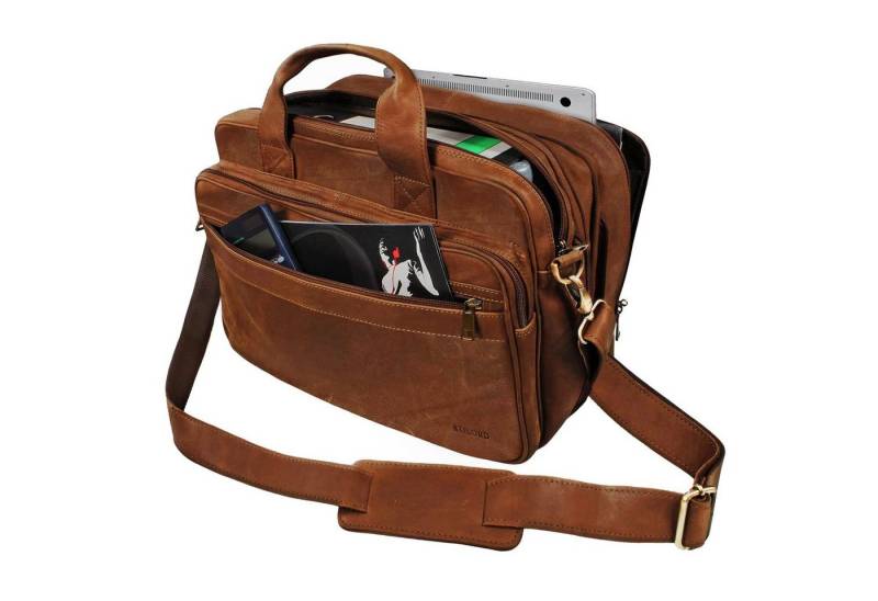 STILORD Aktentasche "Leopold" Umhängetasche Herren Ledertasche von STILORD