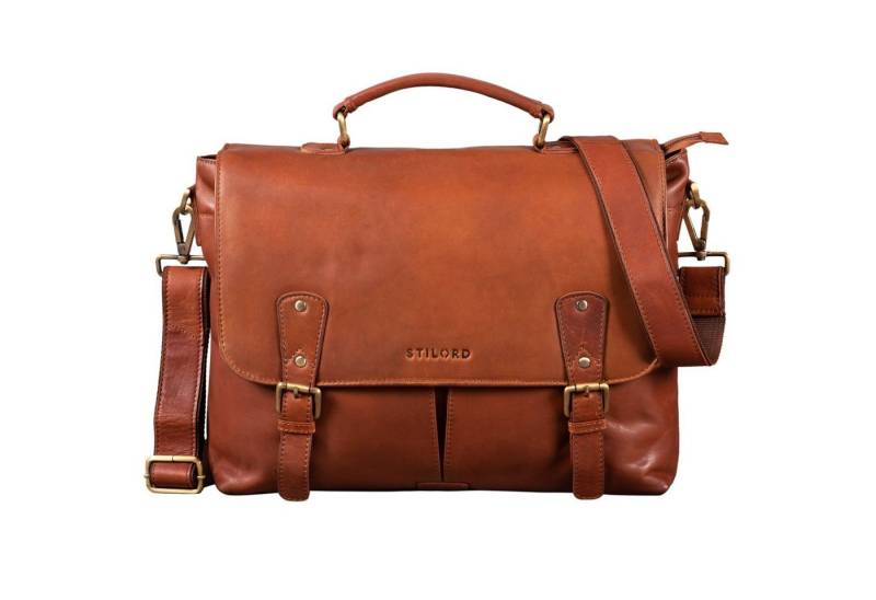 STILORD Aktentasche "Lucien" Leder Businesstasche Damen Herren von STILORD