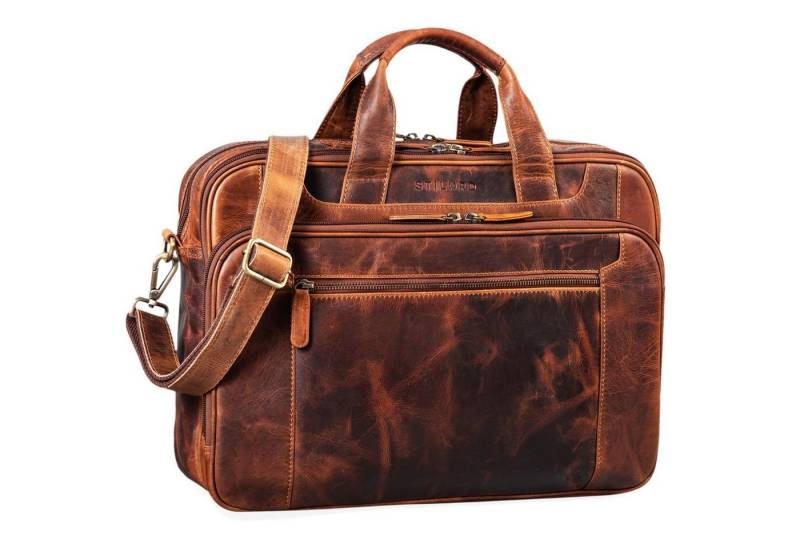 STILORD Aktentasche "Nelson" Businesstasche Herren Leder von STILORD