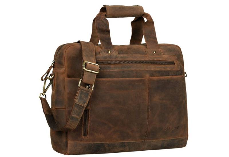 STILORD Aktentasche "Patrice" Große Leder Umhängetasche Herren von STILORD