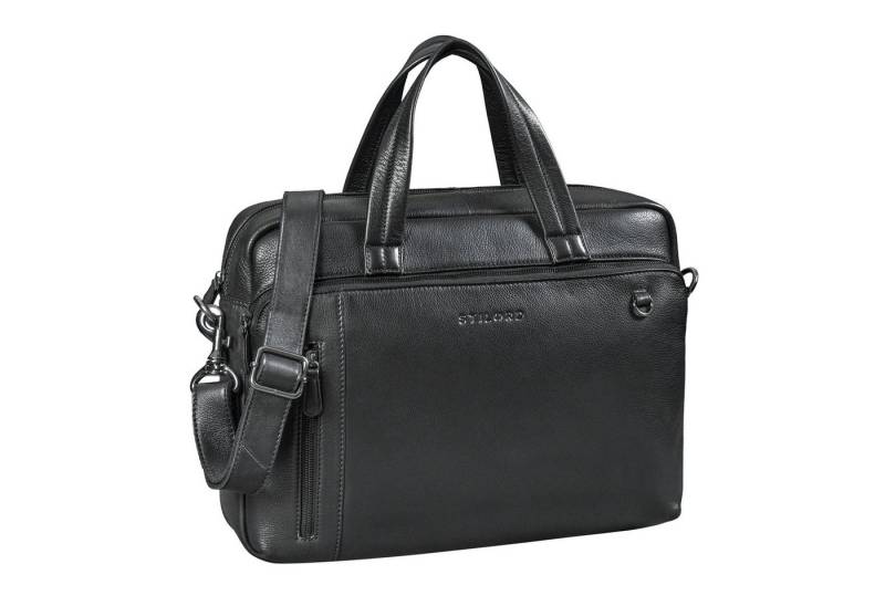 STILORD Aktentasche "Ramon" Premium Leder Aktentasche Groß mit Laptopfach 15 Zoll Herren von STILORD